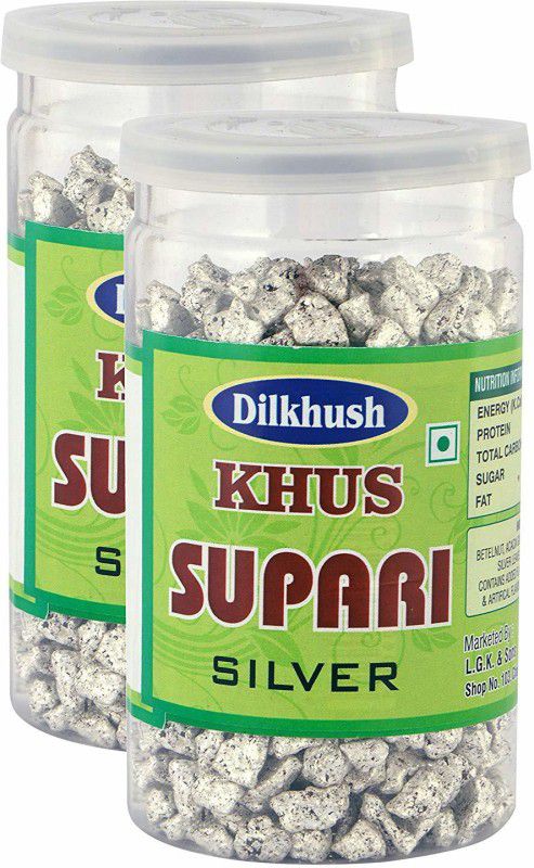 Dilkhush Khus Supari Pack of 2 100 gm. each Mint  (2 x 100 g)