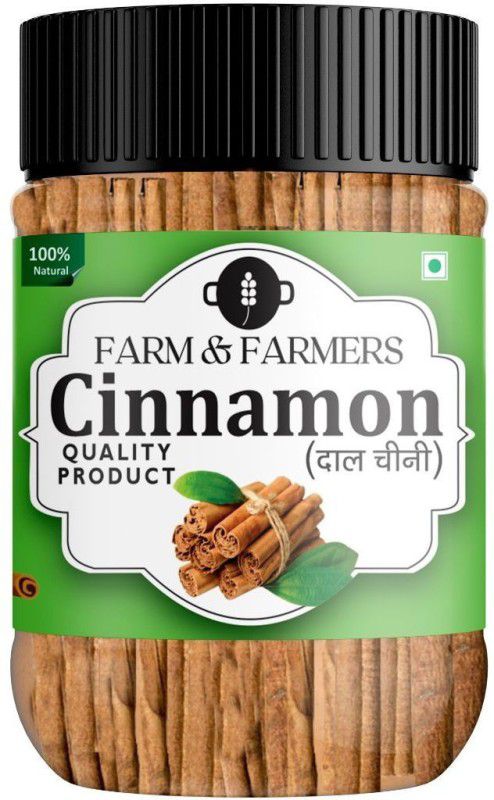 Farm & Farmers Cinnamon Sticks 100% Organic Premium Dalchini Sticks NO PRESERVATIVES 150gms  (150 g)