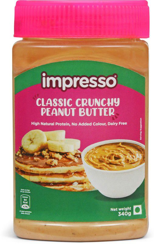 IMPRESSO Classic Crunchy Peanut Butter 340g 340 g