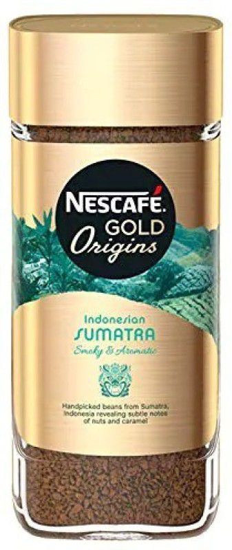 Nescafe Gold origin smoky and aromatic indonesian sumatra Instant Coffee  (100 g)