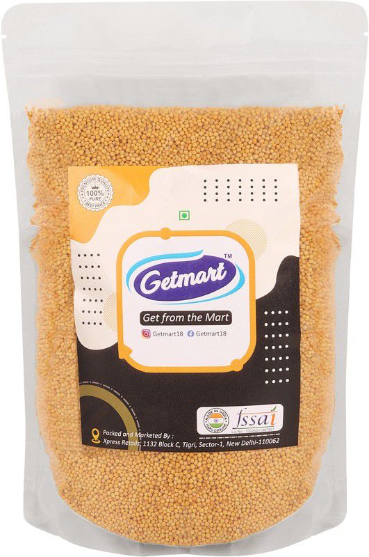 Getmart Whole Yellow Mustard Seeds (Pili Sarso), 1 Kg, 1 Pack  (1 kg)