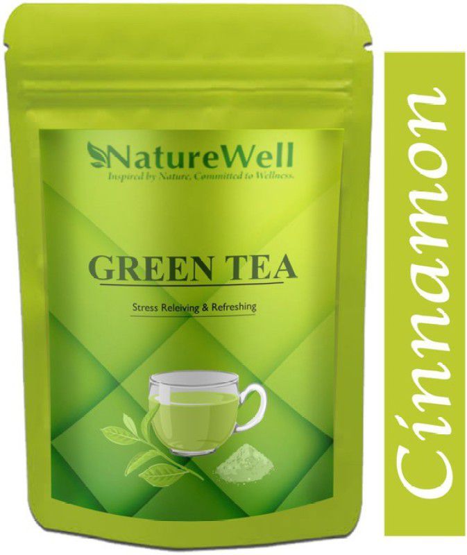 Naturewell Green Tea for Weight Loss | 100% Natural Green Loose Leaf Tea | Cinnamon Flavor Green Tea Pouch Advanced (T296) Green Tea Pouch  (1600 g)