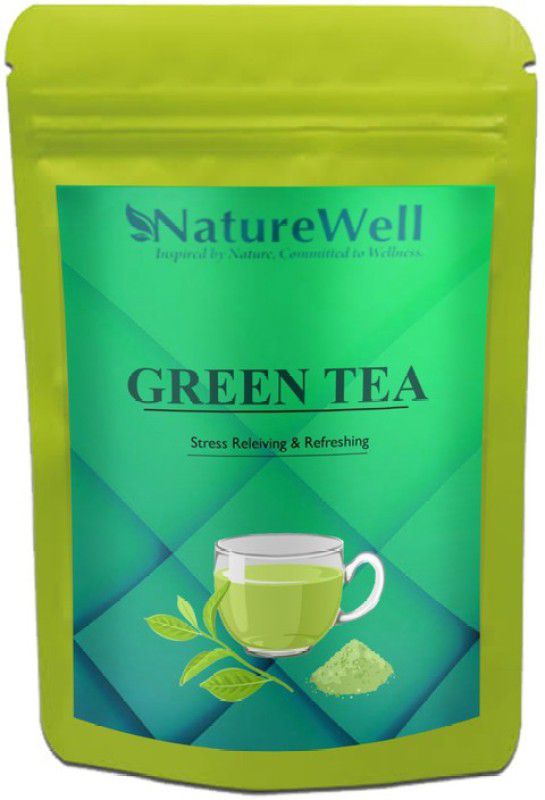 Naturewell Green Tea for Weight Loss | 100% Natural Green Loose Leaf Tea | Pure Green Tea with No Additives Unflavoured Green Tea Pouch Premium (T97) Green Tea Pouch  (1800 g)