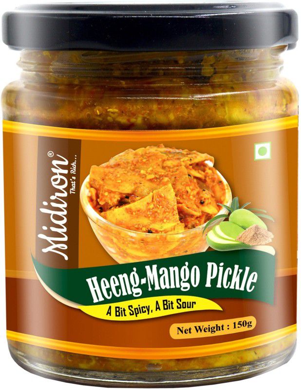 Midiron Heeng Aam Pickle Heeng Aam Ka Achaar | Pure Mustard Oil Based Heeng Mango Pickle  (150 g)