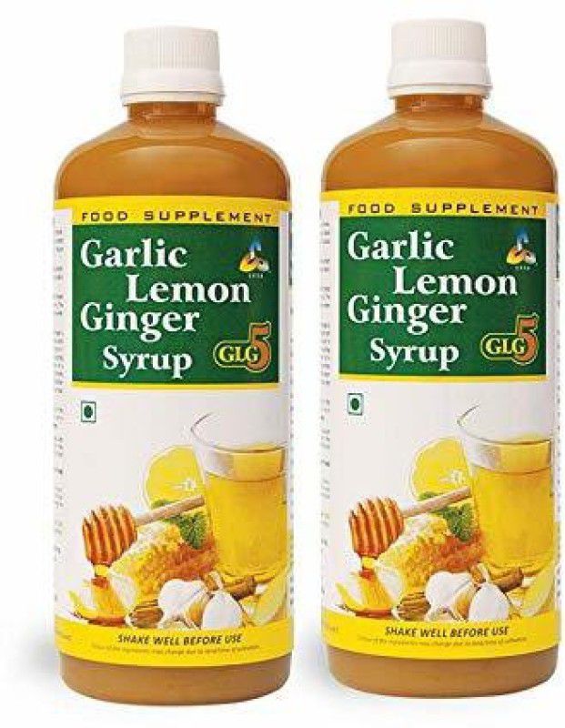 SKSB PAC-025-525-2 Garlic Lemon Ginger Apple Cider Vinegar Honey  (1050 ml, Pack of 2)