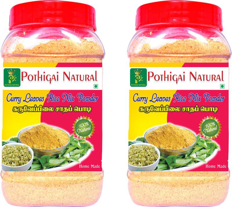 POTHIGAI NATURAL Curry Leaves Rice Mix Powder 500g /100 % Natural Traditional method/ No Artificial flavour/No Artificial Colour(pack of 2)  (2 x 250 g)