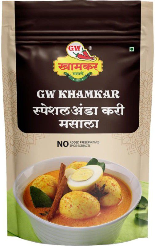 GW Khamkar Special Anda (Egg) Curry Masala/Spices,  (185 g)