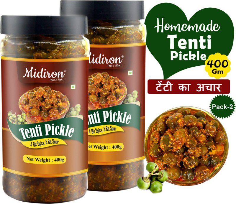 Midiron Tenti Pickle, Tasty & Spicy Homemade Pickle with Indian traditional Spices, (800 Gm) Tenti Pickle  (2 x 400 g)