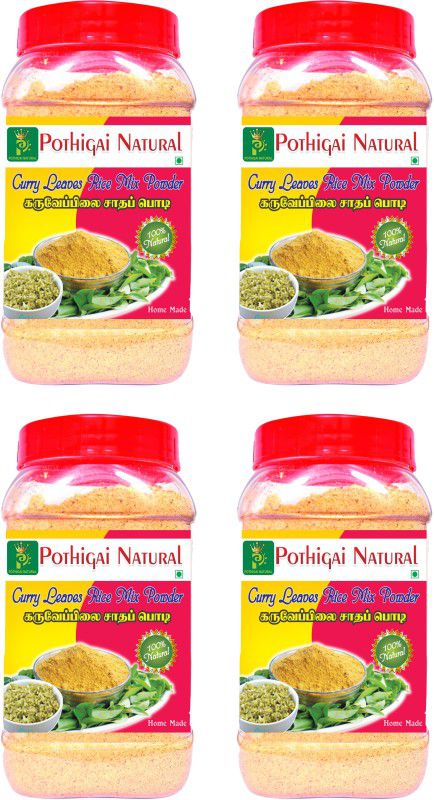 POTHIGAI NATURAL Curry Leaves Rice Mix Powder 1kg/ 100 % Natural Traditional method /No Artificial flavour/No Artificial Colour(pack of 4)  (4 x 250 g)