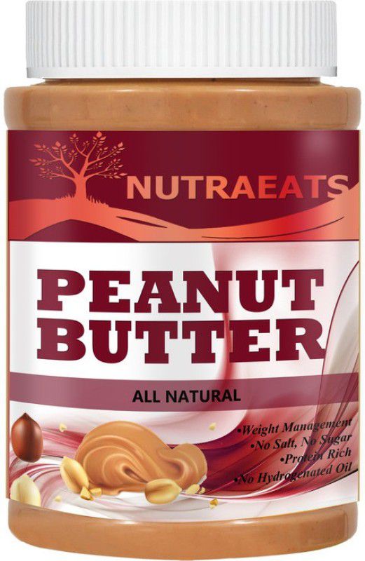 NutraEats Nutrition 100% All Natural Peanut Butter Advanced(66) 480 g