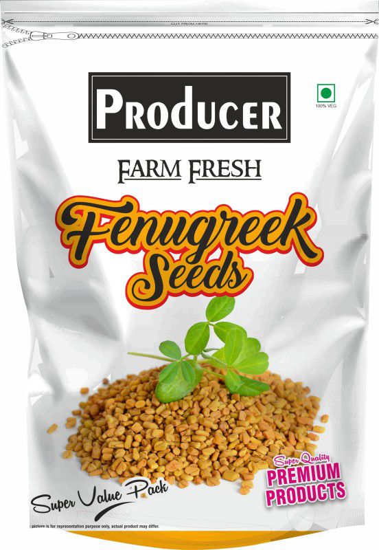 PRODUCER Premium Fenugreek Seeds, Sabut Methi,400g  (400 g)