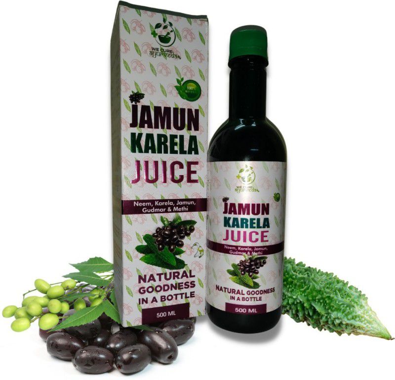 wecureayurveda Jamun Karela Juice For Strengthening Immunity and Digestive System - (500 ml)  (500 ml)