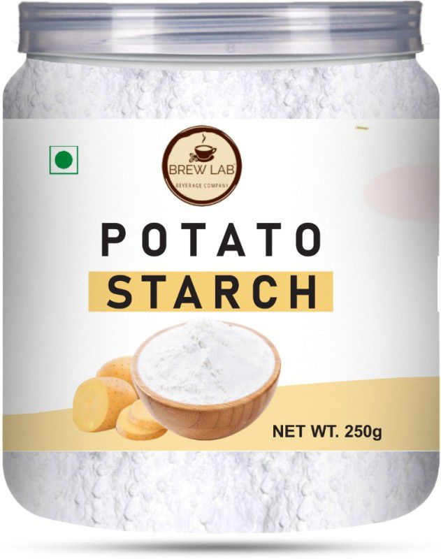 Brew Lab 100% Natural Potato Starch for Cooking and Baking Use in Soups , Gravies , Sauces , Stews , Casseroles , Noodle , Potato chip , Instant soup , Dumplings, Bakery , Meat Coating and Breading Baking Powder