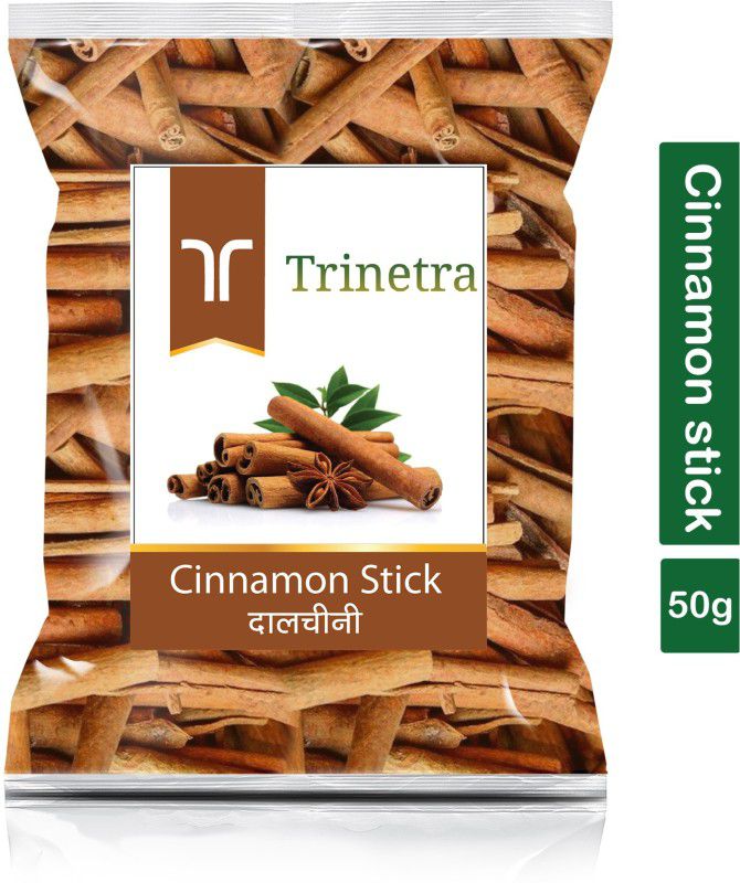 Trinetra Premium Quality Dalchini Sabut (Cinnamon Stick)-50gm (Pack Of 1)  (50 g)
