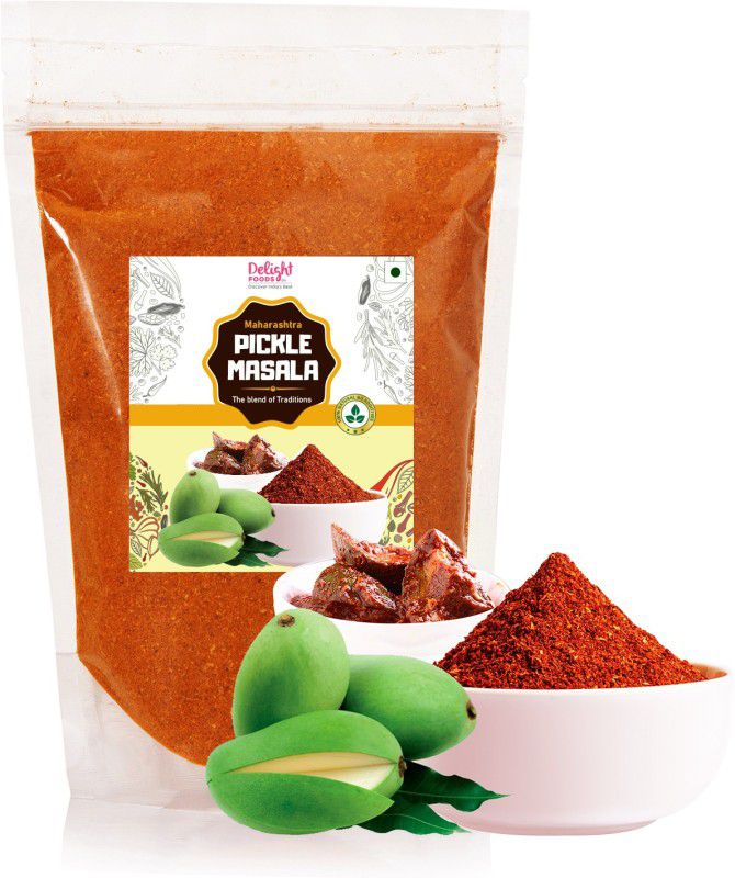 Delight Foods Maharashtra Pickle Masala | Achaar Ready Mix| No Preservatives  (300 g)