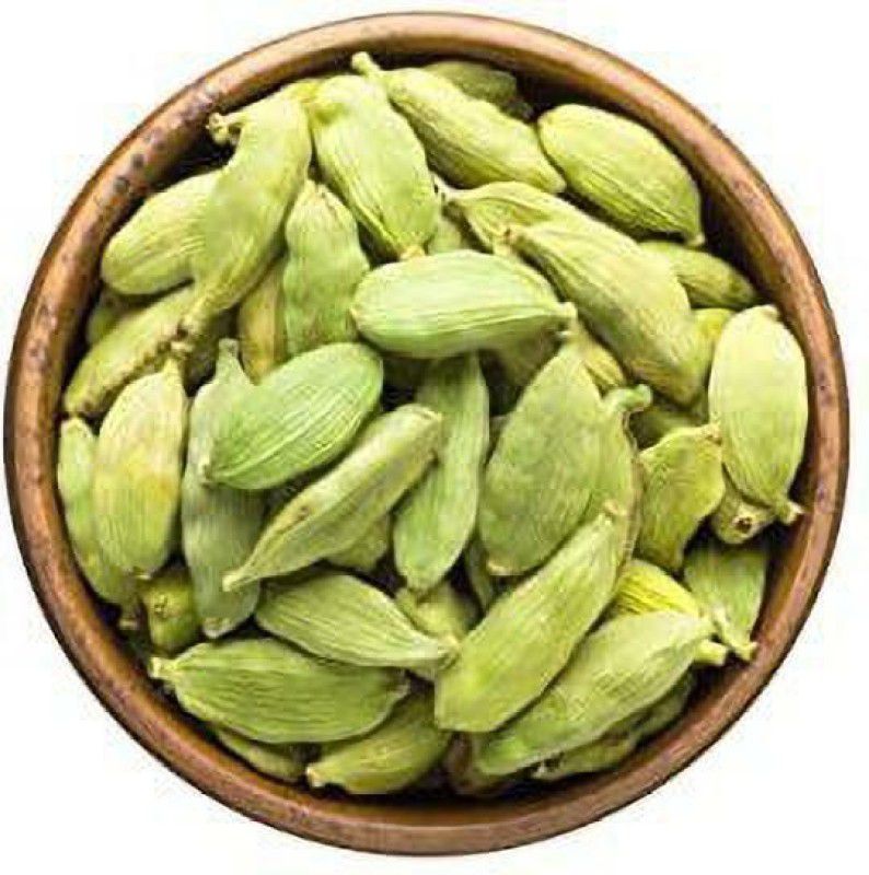 Veganic Green Cardamom Whole | Sabut Hari Elaichi | Green Ilaichi | Khadi Elachi  (200 g)