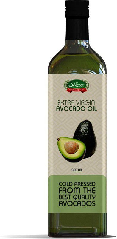 Solasz Extra Virgin Avocado Oil 500 ML, Glass Bottle Avocado Oil Glass Bottle  (500 ml)