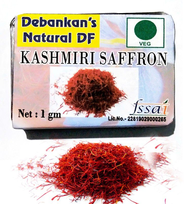 Debankan's Natural DF KASHMIRI SAFFRON 1 GRAM  (1 g)