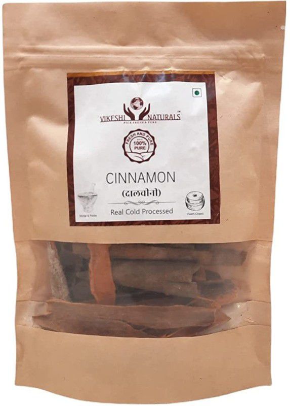 Vikeshi Naturals Cinnamon Quills | Authentic Ceylon | Dalchini 200gms, Pack of 1, 100% Natural  (200 g)