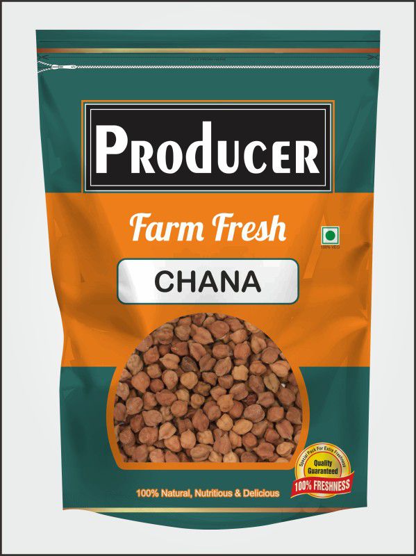 PRODUCER Brown Chana (Whole) (Brown Chana, Sabut Chana)  (500 g)