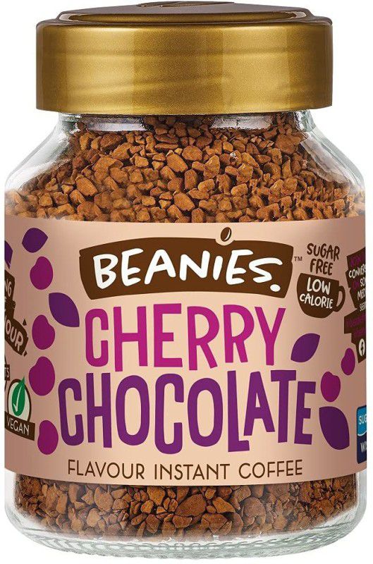 Beanies Flavoured Instant Coffee - Cherry Chocolate Coffee Beans  (50 g, Chocolate Flavoured)