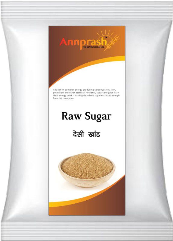 Annprash Premium Quality Desi khand/Raw Sugar - 3Kg (Packing) Sugar  (3 kg)