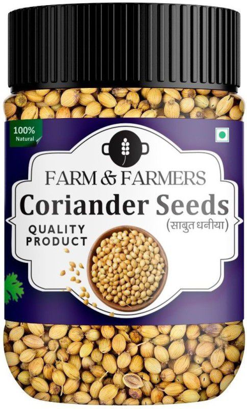 Farm & Farmers Organic Coriander seeds | Premium Quality Dhania Seeds Whole 500 grams  (500 g)