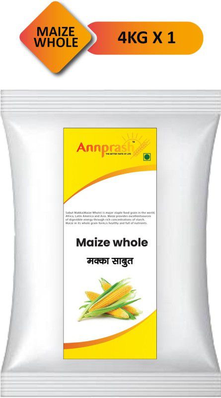 Annprash Best Quality Maize whole / Maize Sabut - 4kg Corn  (4 kg)