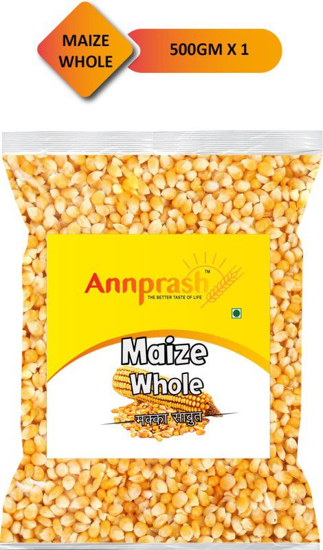 Annprash Best Quality Maize whole / Maize Sabut - 500gm Corn  (0.5 kg)