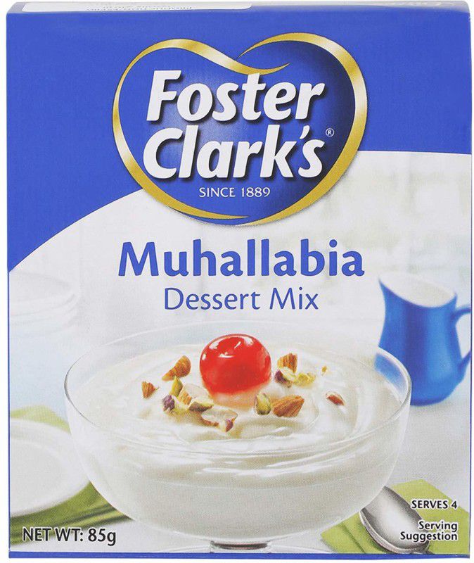 Foster Clarks Muhallabia Dessert Mix Imported 85gms Baking Powder
