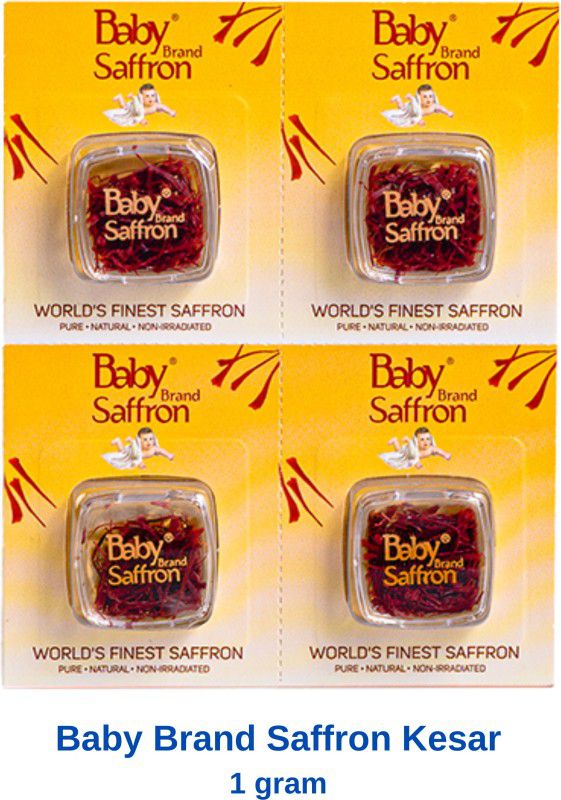Baby brand saffron World’s Finest Saffron Suitable for Pregnant Women (Pack of 4)  (4 x 0.25 g)