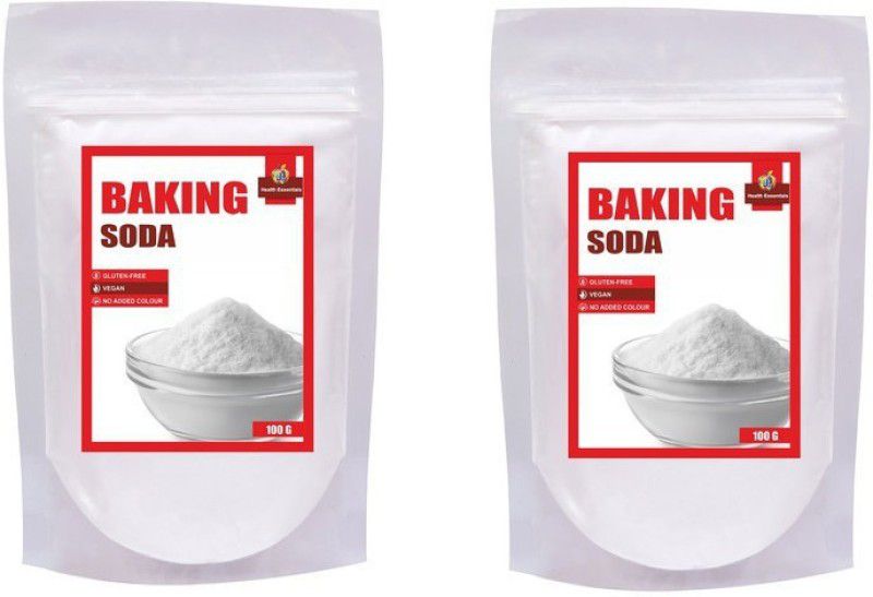 Jioo Organics Baking soda (Pack of 2) Baking Soda Powder  (2 x 100 g)