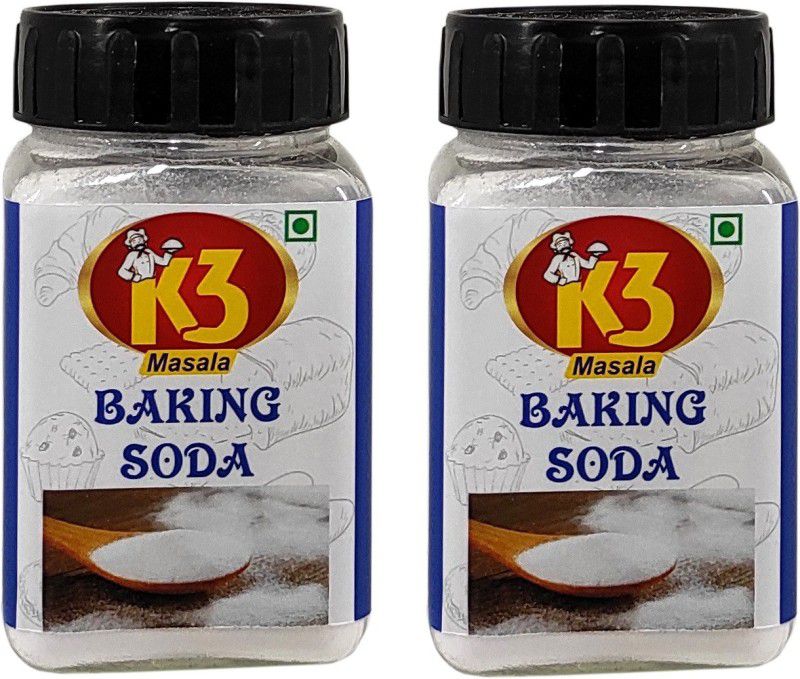 K3 Masala Baking Soda 100gm(Pack of 2) Baking Soda Powder  (200 g)