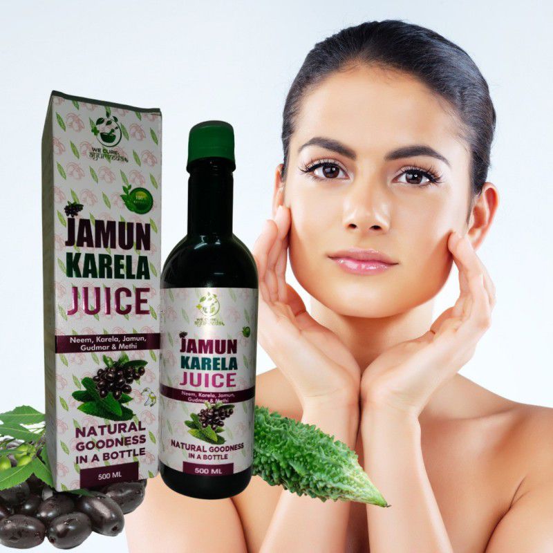 wecureayurveda Jamun Karela Juice Good Health, Helps in Glowing Skin Treats Hermorrhoids 500 ML  (500 ml)