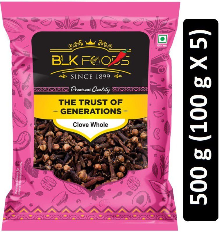 BLK FOODS Select Clove Whole (Laung) 500g (5 X 100g)  (5 x 100 g)