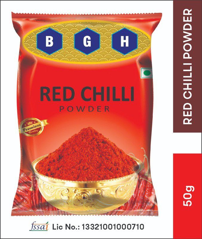 BGH Premium Quality Red Chilli Powder (50GM)  (50 g)