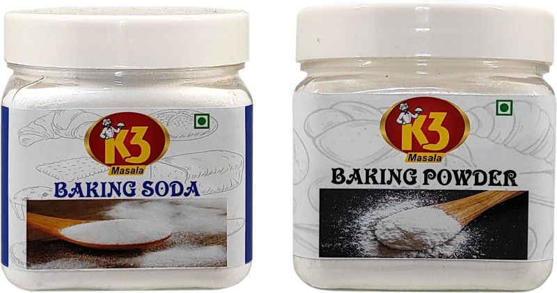 K3 Masala Baking Powder (250gm) And Baking Soda (250gm) (Pack of 2) Baking Powder  (500 g)