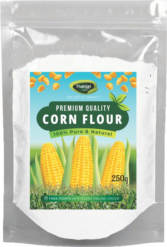 THANJAI NATURAL 1Kg Premium Quality Corn Flour/ Maize Flour / Makka Atta /  (1 kg, Pack of 4)
