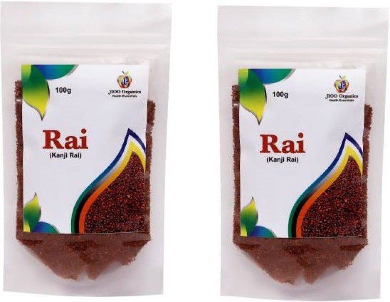 Jioo Organics Rai (Kanji Rai) - (Pack of 2)  (2 x 100 g)