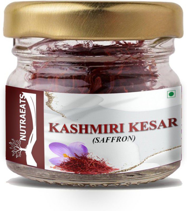 NutraEats Natural, Pure and Organic Finest, Grade Kashmiri Kesar / Saffron Threads 3g  (3 g)