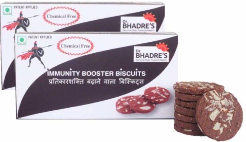 Dr.BHADRE'S Ashwagandha Biscuits 280 gm, Pack of 2 (140 gm x 2) No Maida, Chemical Free Biscuits for Kids | Fresh Biscuits Digestive Digestive  (280 g, Pack of 2)
