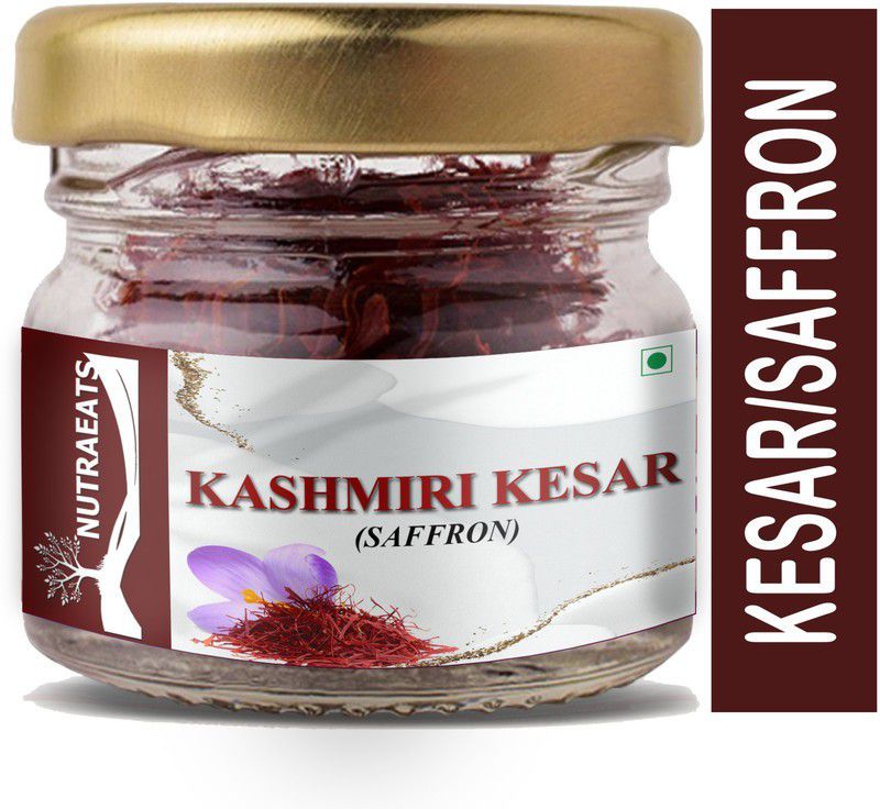 NutraEats Natural, Pure and Organic Finest, Grade Kashmiri Kesar / Saffron Threads (6g) Premium  (6 g)