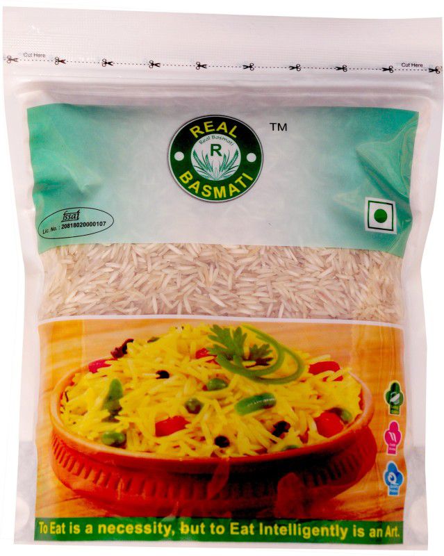 Real Basmati 1121 Resort (Pack of 10) Basmati Rice (Long Grain, Steam)  (10 kg)