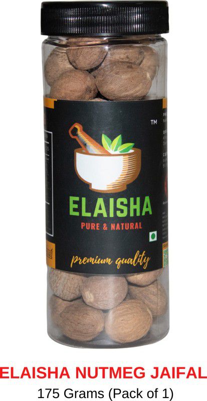 ELAISHA Nutmeg Jaifal Jaiphal (Handpicked Premium Quality) Pure & Natural  (175 g)