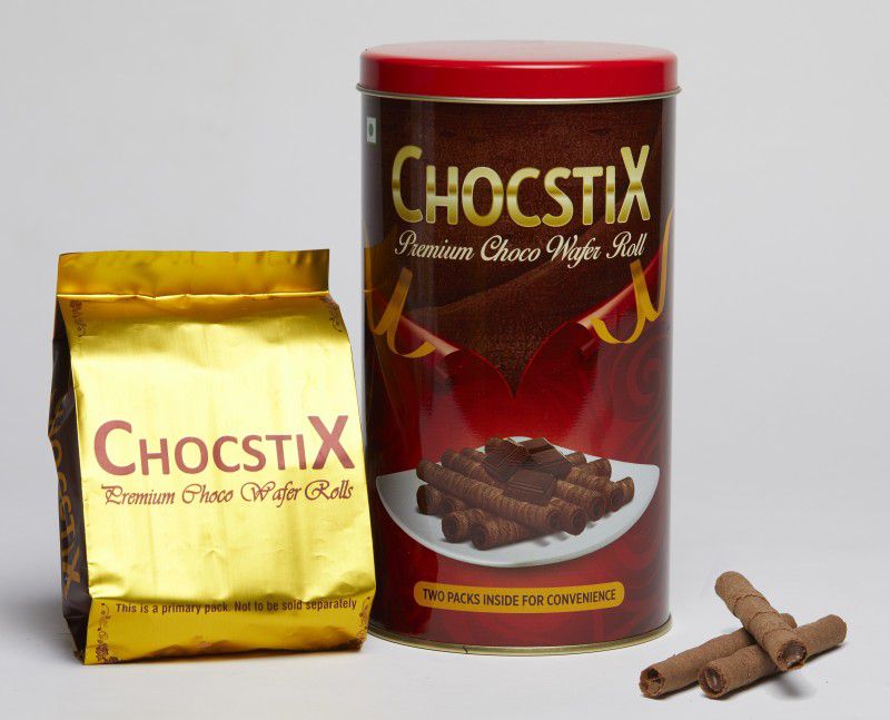 Pickwick CHOCSTIX 300Gm Chocolate Wafer Rolls  (2 x 150 g)
