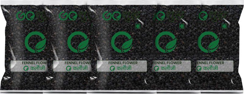 Goshudh Premium Quality Kalonji (Nigella Seeds)-100gm (Pack Of 5)  (5 x 100 g)