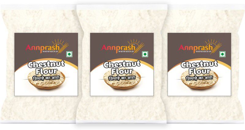 Annprash Premium Quality Chestnut Flour/ Singhara Atta - 1.5KG ( 500GMX3)  (1500 g, Pack of 3)