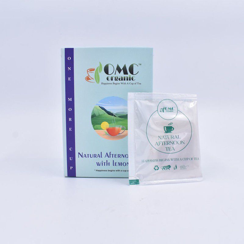 One More Cup AfterNoon Tea Lemon Herbal Infusion Tea Bags Box  (25 Bags)