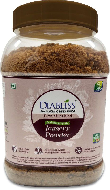 DiaBliss Diabetic Friendly Low Glycemic Index (GI) Powder Jaggery  (750 g)