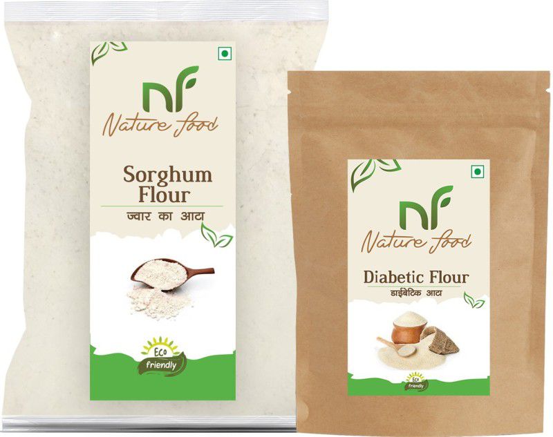Nature food Best Quality Sorghum Flour (5kg) & Diabetic Flour (1kg ) Combo  (5KG, 1KG)